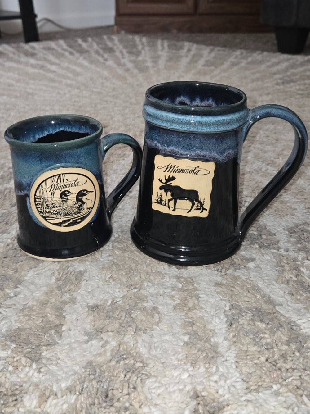 Greyfox Pottery Minnesota Mugs